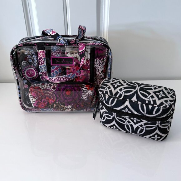 Vera Bradley Travel Cosmetic/Toiletry Case Bundle - 5 Pieces - Picture 2 of 12